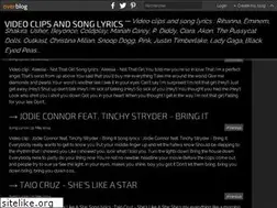 Sites similar to song-lyrics.over-blog.com