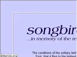 Sites similar to songbird.net