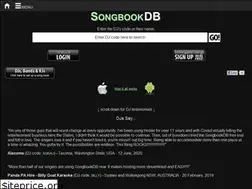 Sites similar to songbookdb.com