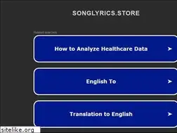 Sites similar to songlyrics.store