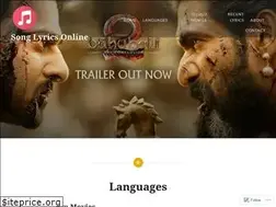 Sites similar to songlyricsonline.wordpress.com