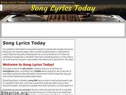 Sites similar to songlyricstoday.com
