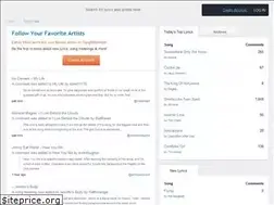 Sites similar to songmeanings.com