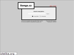 Sites similar to songs.cz