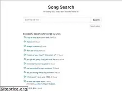 Sites similar to songsear.ch