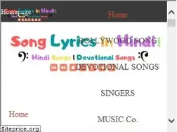 Sites similar to songslyricshindi.com