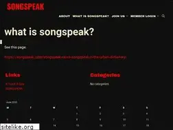 Sites similar to songspeak.com