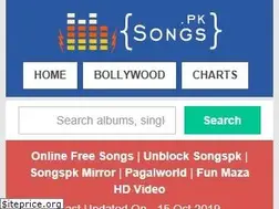 Sites similar to songspk.mobi