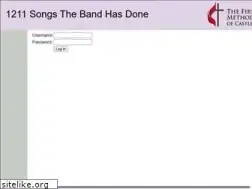 Sites similar to songsthebandhasdone.com