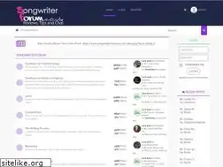 Sites similar to songwriterforum.co.uk