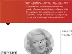 Sites similar to songwritershalloffame.org