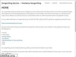 Sites similar to songwritingservice.com