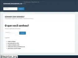 Sites similar to sonharcomsonhos.co