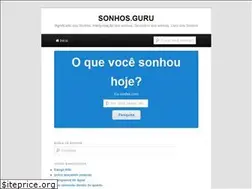 Sites similar to sonhos.guru
