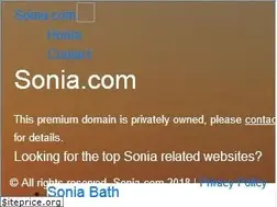 Sites similar to sonia.com