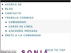 Sites similar to soniaalicia.com
