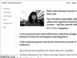 Sites similar to soniazhuravlyova.com