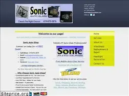 Sites similar to sonicautoglass.com