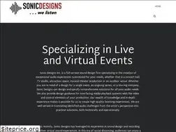 Sites similar to sonicdesigns.net