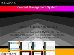 Sites similar to sonicjs.com