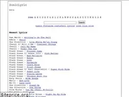 Sites similar to soniclyric.com