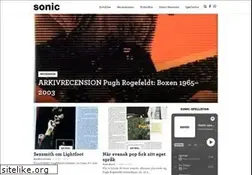 Sites similar to sonicmagazine.com