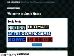 Sites similar to sonicnotes.info