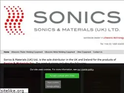 Sites similar to sonicsandmaterials.co.uk