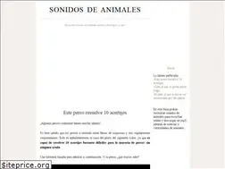 Sites similar to sonidosdeanimales.net