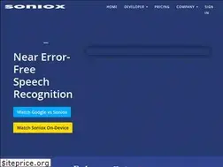 Sites similar to soniox.com