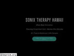 Sites similar to sonixtherapyhi.com