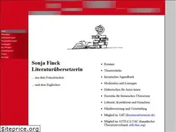 Sites similar to sonja-finck.de