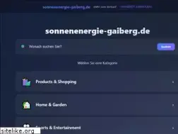 Sites similar to sonnenenergie-gaiberg.de