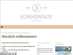 Sites similar to sonnenhof-aspach.de