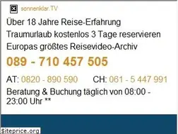 Sites similar to sonnenklartv.de