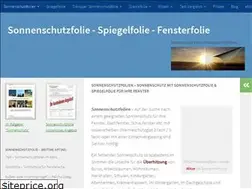 Sites similar to sonnenschutzfolien-fenster.de