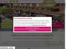 Sites similar to sonnhof-tirol.at