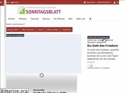 Sites similar to sonntagsblatt.at
