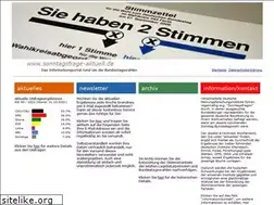 Sites similar to sonntagsfrage-aktuell.de