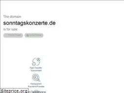 Sites similar to sonntagskonzerte.de