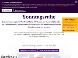 Sites similar to sonntagsruhe.de