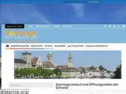 Sites similar to sonntagsverkaeufe.ch