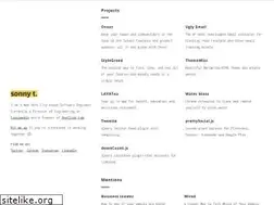 Sites similar to sonnyt.com
