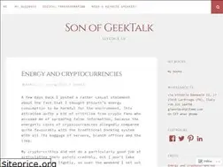Sites similar to sonofgeektalk.wordpress.com