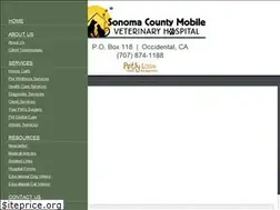 Sites similar to sonomacountymobilevet.com