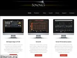 Sites similar to sononics.com