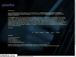 Sites similar to sonorfeo.de
