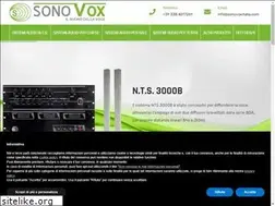 Sites similar to sonovoxitalia.com