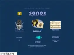 Sites similar to sonox.de