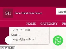 Sites similar to sonuhandloompalace.com